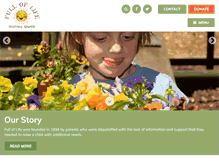 Tablet Screenshot of fulloflifekc.com